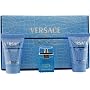 Versace Man Eau Fraiche By Gianni Versace For Men Edt .17 Oz Mini & After Shave Balm .8 Oz Mini & Shower Gel .8 Oz Mini