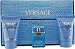 Versace Man Eau Fraiche By Gianni Versace For Men Edt .17 Oz Mini & After Shave Balm .8 Oz Mini & Shower Gel .8 Oz Mini