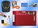 Brand New Sony Cybershot DSC T200 (RED) 2GB + Reader + Case + Accessory Kit NEW