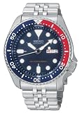 Seiko Men's Automatic Dive Silver-Tone Watch #SKX175