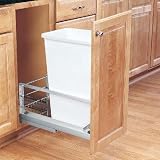 Tall Single 50 Quart Pull-Out Waste Container