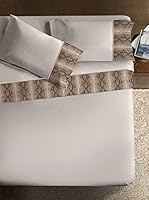 Ipersan Juego De Sábanas Armonie Ricamo (Beige/Marrón)