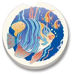 Tropical Fish Car Coaster, Single