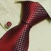 Blue dots silk necktie cufflinks set Red father s day accessories ties for men A2090