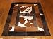 Handmade Leather Turkish Rug 5'7"x7'