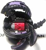 Bakugan New Vestroia Bakuneon LOOSE Single Figure Darkon (Black) Alpha Percival 800 G [ in hand ready to ship limited supply ]