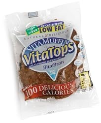 Vitalicious Blue Bran Vita Tops , 2-Ounce Units (Pack of 24)