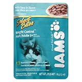 Iams Cat Select Bites Weight Control with Tuna in Sauce, 24-Count, 3-Ounce (Pack of 2)
