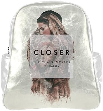 Seallm Unisex Halsey Closer DJ Chainsmokers White Multi Pocket Backpack