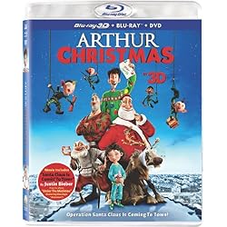 Arthur Christmas (Three Discs: Blu-ray 3D / Blu-ray / DVD + UltraViolet Digital Copy)