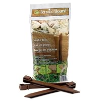 Master Mark Plastics 99310 Terrace Board Landscape Edging Install Stakes, Set of 10