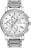 Bulova Men's 96E03 Stainless-Steel Quartz Watch with Silver Dial