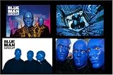 Blue Man Group Magnets, Set of Four