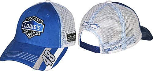 Checkered Flag NASCAR 2015 Striper Trucker Hat-Jimmie Johnson #48 Lowe's