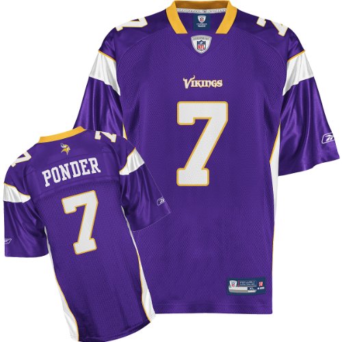 Reebok Minnesota Vikings Christian Ponder Replica Jersey Medium