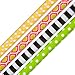 Reusable Straws from Kuhli - 6 Pack Mixed Designs, Hard Plastic - No BPA, Fun Colors & Designs …