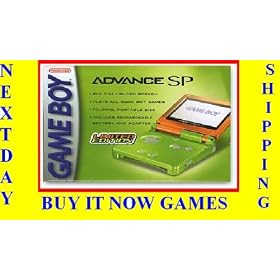Game Boy Advance SP Limited Edition Lime/Orange
