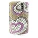 Premium Luxurious Designer Hard Diamond Crystal Snap-on Case for Blackberry Curve 833...
