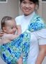 Lite-on-Shoulder Pouch Shape Baby Sling(Lagoon)