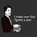 someecards: Four Figures - Funny T-Shirt