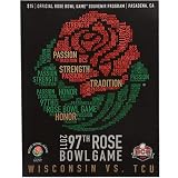 Wisconsin Badgers vs. TCU Horned Frogs 2011 Rose Bowl Souvenir Game Program