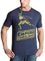 Junk Food Clothing Men's Empire Strikes Back Short Sleeve T-Shirt,New Navy,X-Large