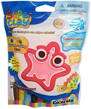Colorato Ultra Light Magic Air Dry Modeling Clay DIY Educational Toys for Kids 50g - Pink