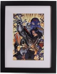 Single Detail Page Misc: GI JOE: COBRA  ~ 8" X 12" ART PRINT (FRAMED at 12" X 16" w/MATTE) by J. SCOTT CAMPBELL - Mafufo