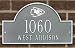 Kansas City Chiefs Pewter & Silver Personalized Address Plaque-wall
