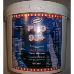 Pro 93+ Fitness Protein Eiweiss Shake, 2kg, Megamaris (pro 93), erdbeere