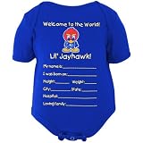 NCAA Kansas Jayhawks Newborn Welcome to the World Creeper - Royal Blue