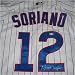Chicago Cubs Autograph Alfonso Soriano Home Jersey. MLB Authenticated