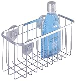 Produkt-Bild: Wenko 16752100 Universalablage Ragusa - extra hoch, Saugnapfhalterung, Edelstahl gl&auml;nzend, rostfrei, 22.5 x 10.5 x 10 cm