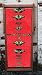 Kitchen & Housewares : Butterflies on Red Deckchair