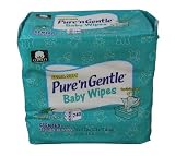 Pure 'n Gentle Baby Wipes, Pop-Up Dispensing, Scented, 240-count Film Overwrap (Pack of 4)