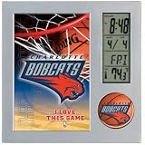 Charlotte Bobcats Official Logo 4"x6" Desk Alarm Clock Frame