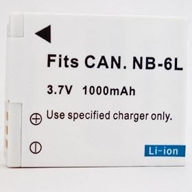 4Value [NB6L] batterie � lithium-ion haute capacit� NB6L/NB-6L pour CANON S�rie IXUS: IXUS 105 200IS 210 300HS 310HS 85IS 95IS / IXY110IS IXY25IS / S�rie POWERSHOT: Powershot 500HS D10 S90 S95 SD1200IS SD1300IS SD3500IS SD4000IS SD770IS SD980IS {0835}