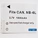 4Value [NB6L] batterie � lithium-ion haute capacit� NB6L/NB-6L pour CANON S�rie IXUS: IXUS 105 200IS 210 300HS 310HS 85IS 95IS / IXY110IS IXY25IS / S�rie POWERSHOT: Powershot 500HS D10 S90 S95 SD1200IS SD1300IS SD3500IS SD4000IS SD770IS SD980IS {0835}