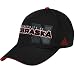 adidas Nebraska Cornhuskers Black Structured Adjustable Hat