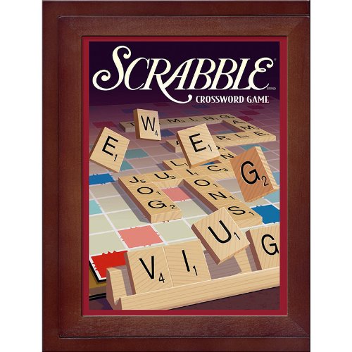 Library Scrabble Vintage Book Game