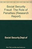 Social security fraud : the role of penalties