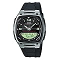 Casio AW-81-1A1VES - Reloj anal�gico - digital de caballero de cuarzo con correa de resina negra (cron�metro, alarma, luz) - sumergible a 50 metros