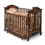 Stork Craft Angelina 3-in-1 Crib with Drawer in Cherry