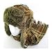 New Faux Fur Plaid Trooper Pilot Ski Hat Scarf Set Brown Medium Large