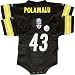 Troy Polamalu Pittsburgh Steelers Black Baby / Infant NFL Football Jersey