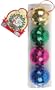 Holiday Ornament Cat Balls - 4 pk
