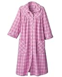 Flannel Plaid House Coat