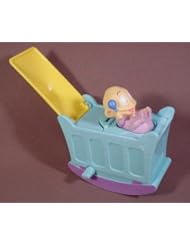 Toy: Rugrats the Movie Burger King Wind Up Cradle with Baby Dill - Burger King