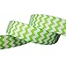 30 Yards (6 X 5yds) 7/8 Inch 6 Colors Rainbow Chevron Printed White Grosgrain Ribbon Hairbow Craft Supplies