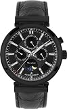 Jacques Lemans Herren-Armbanduhr XL Verona Analog Leder 1-1698C